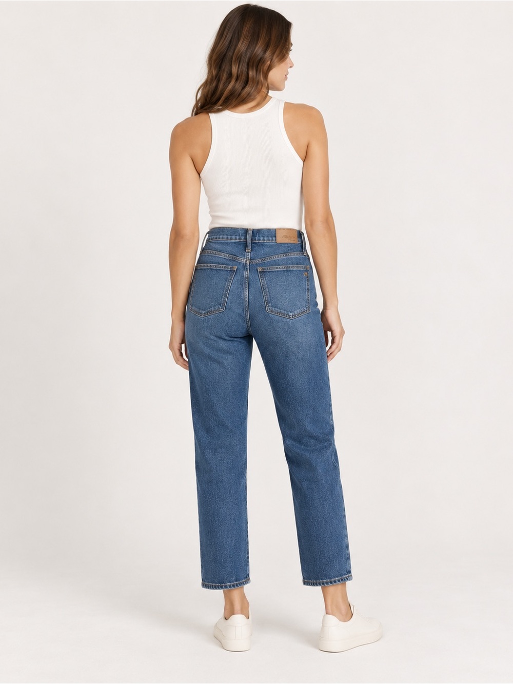 Madewell The Perfect Vintage Straight Jeans Size 28 Medium Wash High Rise - Picture 2 of 7
